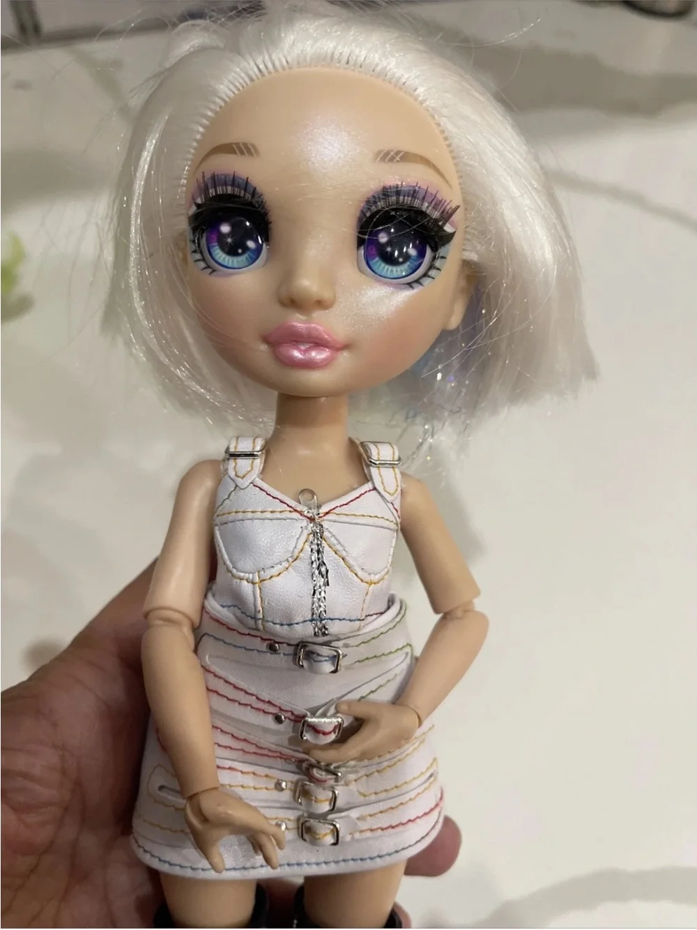 Rainbow High Winter Break Jade Hunter  Violet Willow And Doll White Hair Great